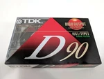 Tdk D-90 Normal Bias Minute Audio Cassette Tape Sealed. Fixed Price $5.00.