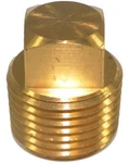 Big Service Line 3-22180 Brass, Male Thread Square Head Plug Npt 1/2" Solid. Fixed Price $12.75.