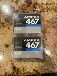 2 Vintage Audio Cassette Ampex 467 R-30 Rare From Usa Brand New *. Fixed Price $21.97.