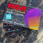 Lot Of 4 Rca 60 Minute Hi-fi Stereo Audio Cassette Blank Tapes Sealed Nos New. Fixed Price $11.95.