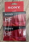 Sony 2 Pack Hf Hi Fi Normal Bias Blank Audio Cassette Tapes 90 Min. New Sealed. Fixed Price $8.98.