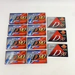 Tdk Blank Audio Cassette Tapes D90 Normal Bias - New Lot Of Eleven (11). Fixed Price $17.99.
