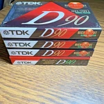 Tdk Recording Cassette Lot Of 4 D90 Leci Type Normal Position Min. Fixed Price $11.00.