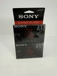2 Pack New Sony Ux 100 High Bias Cassette Tapes. Fixed Price $22.99.