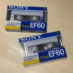 Sony Super Ef 60 Audio Cassette Blank Tape Sealed Made In Japan Type I, Lot Of 2. Fixed Price $15.39.