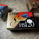 Lot Of 6 Vintage Tdk 8MM Hs 120 Camcorder Tape Nos Film Sealed. Fixed Price $35.00.