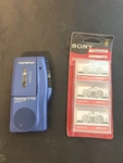 Olympus Pearlcorder S702 Microcassette Voice Recorder Blue 2-SPEED W/ 4 Tapes. Fixed Price $25.00.