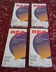 4-NEW Rca Vhs Vcr Video Head Cleaner Non-abrasive Wet System AV009W Sealed. Fixed Price $39.99.