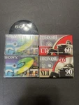 Maxell Xl Ii 90 Blank, Ur 60, Sony Slim Case Audio Cassette Lot Of 4 - Sealed. Fixed Price $24.95.