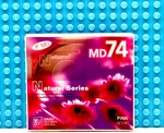 Md Daiso Natural Series Pink 74 Blank Mini Disc (1) (sealed). Fixed Price $17.99.