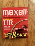 Maxell UR-60 Blank Audio Recording Cassette Tapes Min Normal Bias / New 8PK. Fixed Price $16.95.