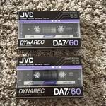 Jvc Dynarec DA7 60 1985 Type Ii Blank Cassette Tapes (2) (sealed). Fixed Price $70.00.
