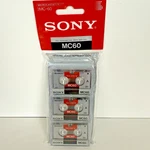 Sony Pack Of 3 MC-60 Tapes Dictation Minutes. Fixed Price $9.87.
