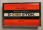 Tdk D-C180 ( D-180 ) Vintage Audio Dynamic Cassette Tape Used Made Japan Rare. Fixed Price $39.99.