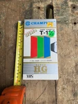 Champion T-120 Blank Video Cassette Vhs Super High Grade New Sealed. Fixed Price $9.99.