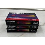 Prism CX60 Professional Audio Cassette Tapes Normal Bias Type Min 3 Pack. Fixed Price $12.95.