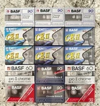 Lot Of 15 Various Basf/emtec New Sealed Blank Audio Cassette Tapes. Fixed Price $145.00.