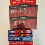 8 Blank Cassette Tapes Sealed Min Sony Hf Audio Tdk Maxell Ur Memorex Dbs. Fixed Price $11.95.