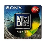 3X Sony Recordable Minidisc Premium (MDW-74B). Fixed Price $69.99.