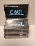 Toshiba C-60T Type Blank Cassette 4 Lot (sealed). Fixed Price $55.00.