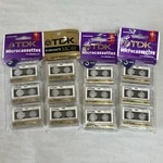New Sealed 4 Packages Of Tdk Microcassette Mc 60 Tape 3 Minutes Q. Fixed Price $17.88.