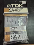 Vtg 1988 Tdk Sa-x 100 Blank Cassette Tape Audio Metal Position Iec Type Ii. Fixed Price $30.00.
