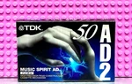 Tdk AD-2 50 1997 Japan Type Ii Blank Cassette Tape (1) (sealed). Fixed Price $26.99.