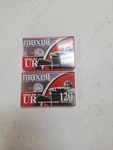 Maxell Ur 120 Minute Normal Bias Blank Media Vintage Audio Cassette Tapes (2). Fixed Price $13.99.