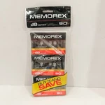 Memorex Db Series 90 Min 3 Pack New Sealed Audio Cassette Tapes. Fixed Price $15.00.