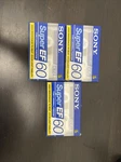 New Lot 3 Sealed Sony Super EF-60 Professional Grade Recording Cassettes. Fixed Price $32.72.