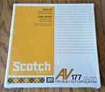 Scotch Reel To 3M Av 177 Tenzar Low Noise Tape Sealed 1/4" X 900 Ft, Nos. Fixed Price $18.99.