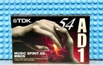 Tdk AD-1 54 1997 Japan Type I Blank Cassette Tape (1) (sealed). Fixed Price $26.99.