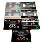 Tdk Sa-x 90 High Bias Iec Ii / Type Blank Cassette Tape New Sealed Lot Of 7. Fixed Price $109.95.