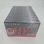 Lot Of 10 New Sony Audio Cassette Tapes C-60HFC High Fidelity Sealed. Fixed Price $44.97.
