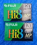 Lot Fuji HI8 P6-120 Mp Professional Grade Videocassette New. Fixed Price $17.99.