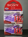Vintage Sony 90MIN High Fidelity Audio CASSETTE-2 Pack-purple-rare. Fixed Price $26.00.