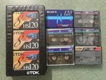Video Cassette Lot Of 9 Tapes 4 Sealed 5 Used Sony MP120 HI8ME Tdk HS120 8MM. Fixed Price $30.00.