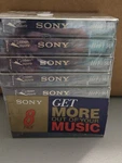 Sony Hifi C-90HFB Blank Audio Cassette Tapes 8 Pack Sealed Nos. Fixed Price $24.00.