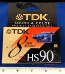 Tdk Hs 90 8MM Camcorder Tape - Sealed Brand New. Fixed Price $11.20.