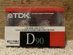 Tdk D90 Iec /type 1 Blank Audio Cassette Tape High Output Brand New Sealed. Fixed Price $14.99.