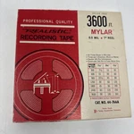 Realistic Recording Tape 3600 Ft. Mylar 0.5 Mil 7" Reel Type 44-766A. Fixed Price $12.82.