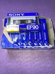 10 X Sony Super Ef 90 Audio Cassettes Blank Tape New Sealed Made In Japan Type. Fixed Price $175.00.