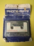 Phonemate 15 Second Endless Loop Cassette Message Tape Vintage Japan New Nos. Fixed Price $25.00.