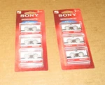 2X 3 Pack Sony Microcassette MC-60 Minutes. Fixed Price $26.99.