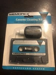 Memorex Safeguard System Cassette Cleaning Kit Heads, Pinch Rollers, Capstan New. Fixed Price $9.40.