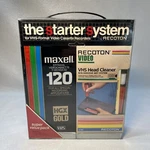 Recoton Vhs Head Cleaner And 2 Tapes Starter Set Dust Cover New Vintage. Fixed Price $10.50.