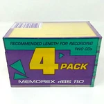 Memorex Cassette Tapes 110 Dbs Normal Position 4 Blank Factory Sealed New. Fixed Price $21.67.