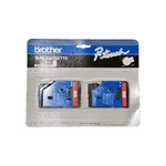 Pack Brother P-touch TC-21 Tape Cassette Red On White 12MM 1/2". Fixed Price $19.99.