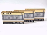 Sealed X 3 Sony Metal-s 46 Min Type Iv Audio Cassette Tape Made Japan 0418-1. Fixed Price $179.90.