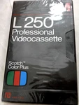 Scotch 3M L250 Professional Videocassette Beta Tape New. Fixed Price $5.95.